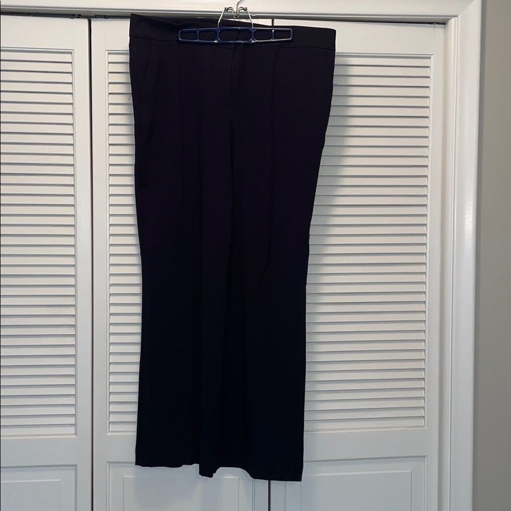 Ann Taylor Black Curvy Trousers, Size 18